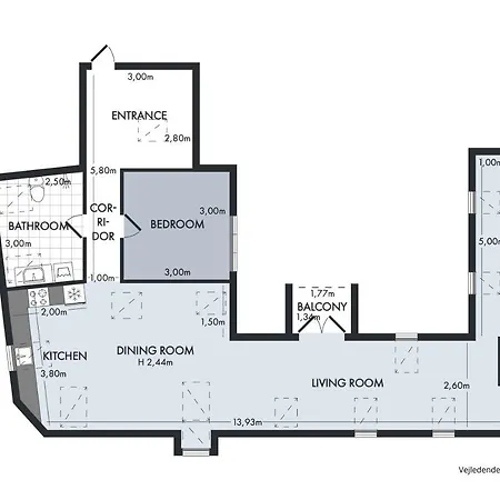 Sanders Regent - Adorable One-bedroom Near Square Copenhagen
